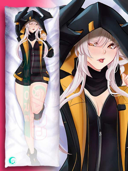 Karenina Body pillow case PUNISHING GRAY RAVEN Kush